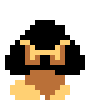 [701a43] inverted color goomba sprite walking