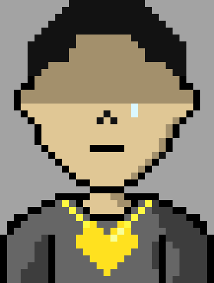 [90896a] *He lowers his head back down to where it was before. Again, he doesn't know how to respond, so he's silent.*