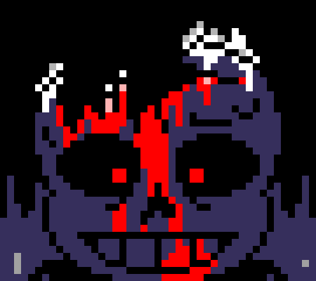 [7ce906] *(He'd sit on a bench, at the park like always.) -HorrorTale Sans