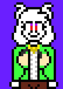 [2ef55a] Goat Chara-*She is studying for college*Huh so the magic template would be fire?