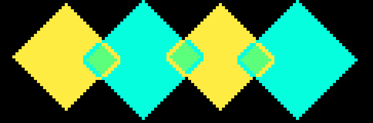 [9664c4] Diamond Pattern