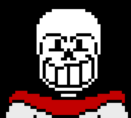 [c7b058] *walking around with sans and sees tf* oh hello! are you new here? *picks him up* may I THE GREAT PAPYRUS show you around?
