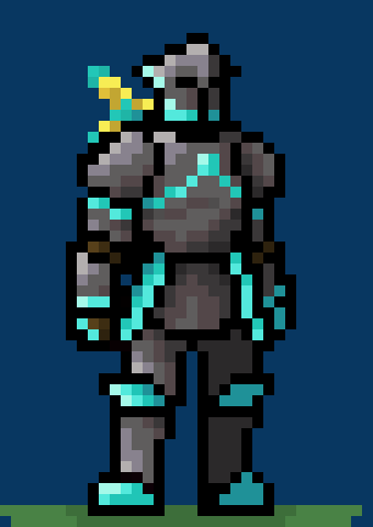 [6bf9ff] So like this?? ((I don't know how to draw on the cape,,))