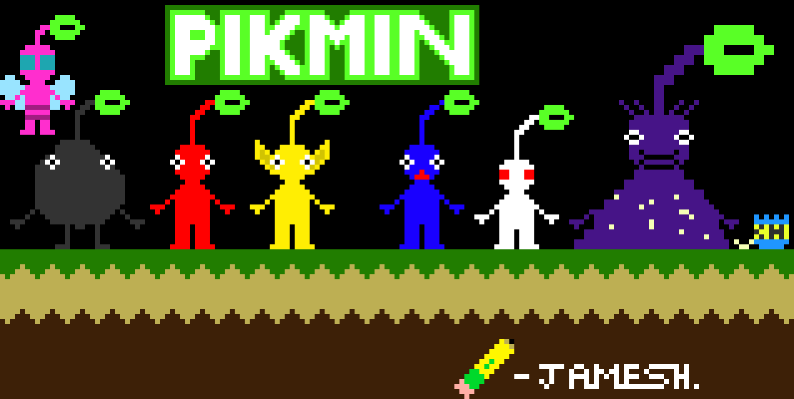 [9664c4] Pikmin fan art