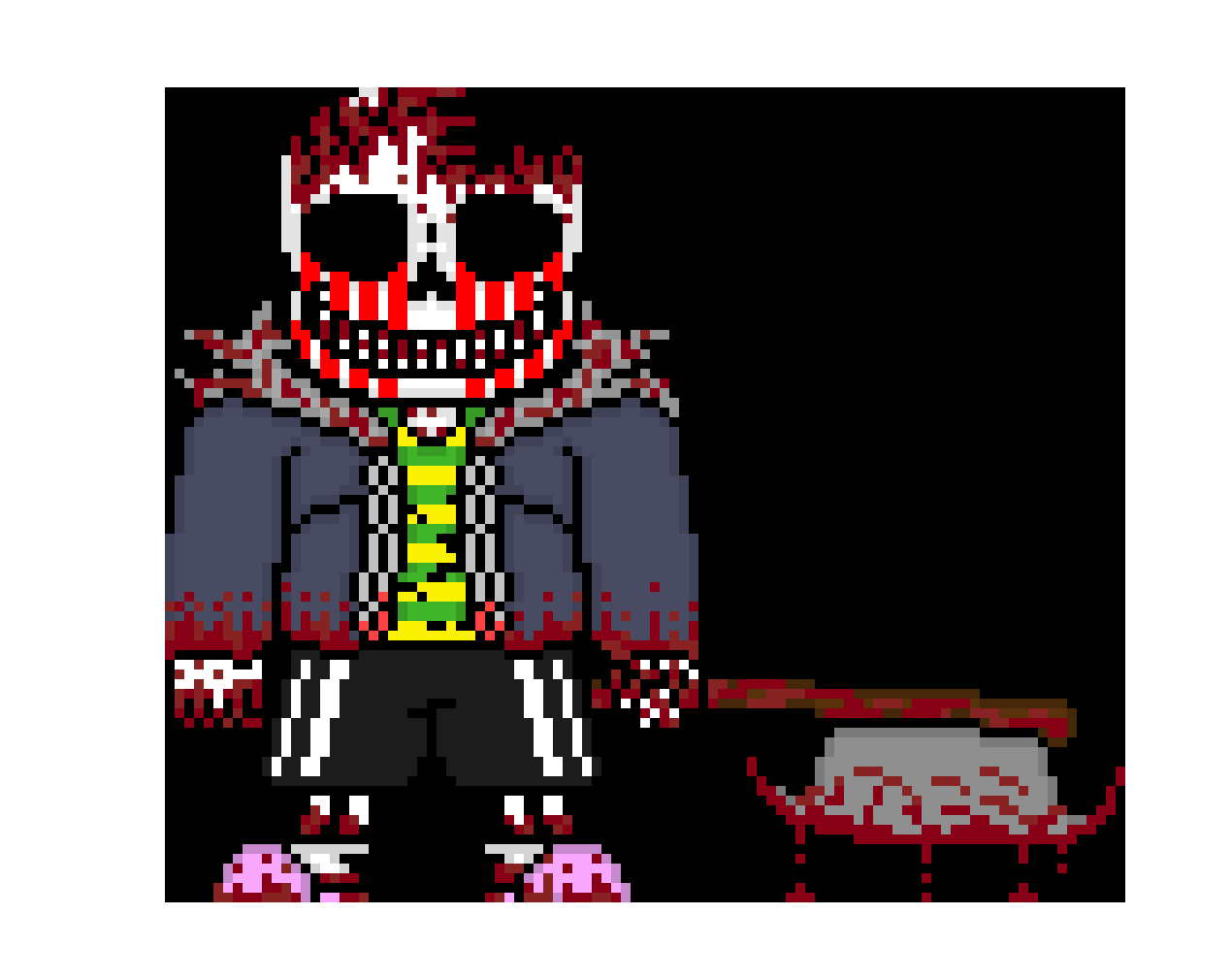 [84ce04] Terror: * Thinking: being stabbed is better then the other things that could happen*