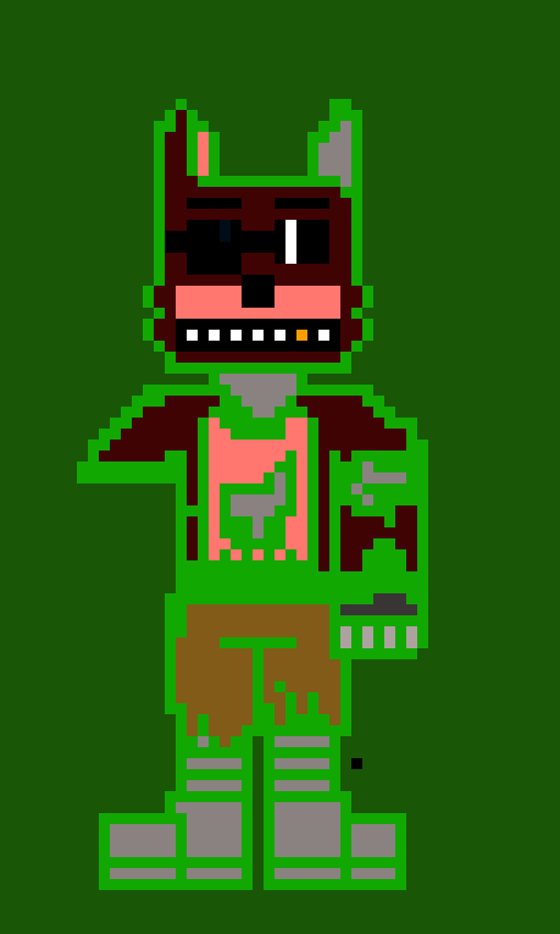 [b9de0d] made phantom foxy lol - withered bonnie