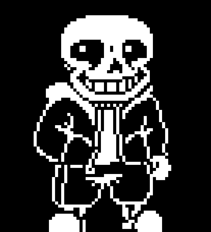 [55e4e5] -knocks on the door twice and says- Knock knock -Sans by Literally NoOne
