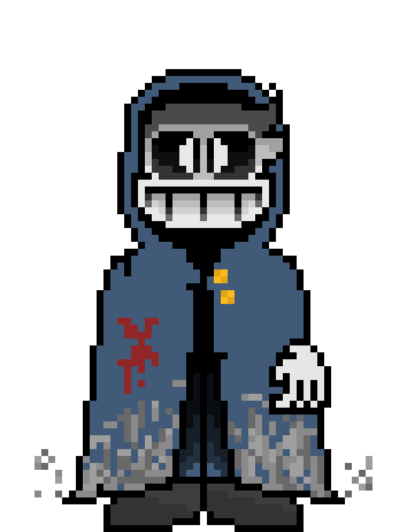 [5e62ba] little baby man -jase (And if one of  you fucking calls this "Sans with hair" Ill find your family and kill them.)