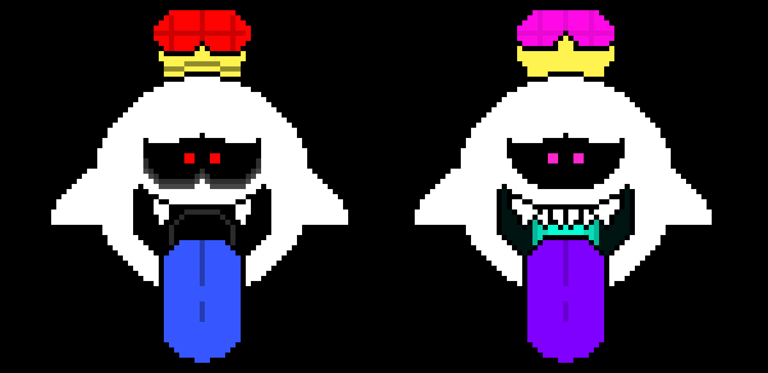 [66635a] (So, I figure being a Boo all the time might get boring after a while, can anyone on here make different forms for King Boo with one of these two sprites?)