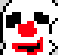 [f7c573] the funny clown dies a horrible death.