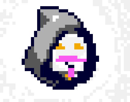 [c6b63d] lust Reaper Overwatch Pixel Face 