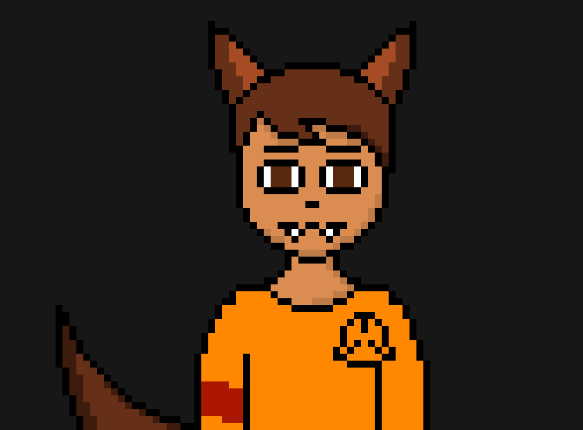 [5fd880] he be eating*