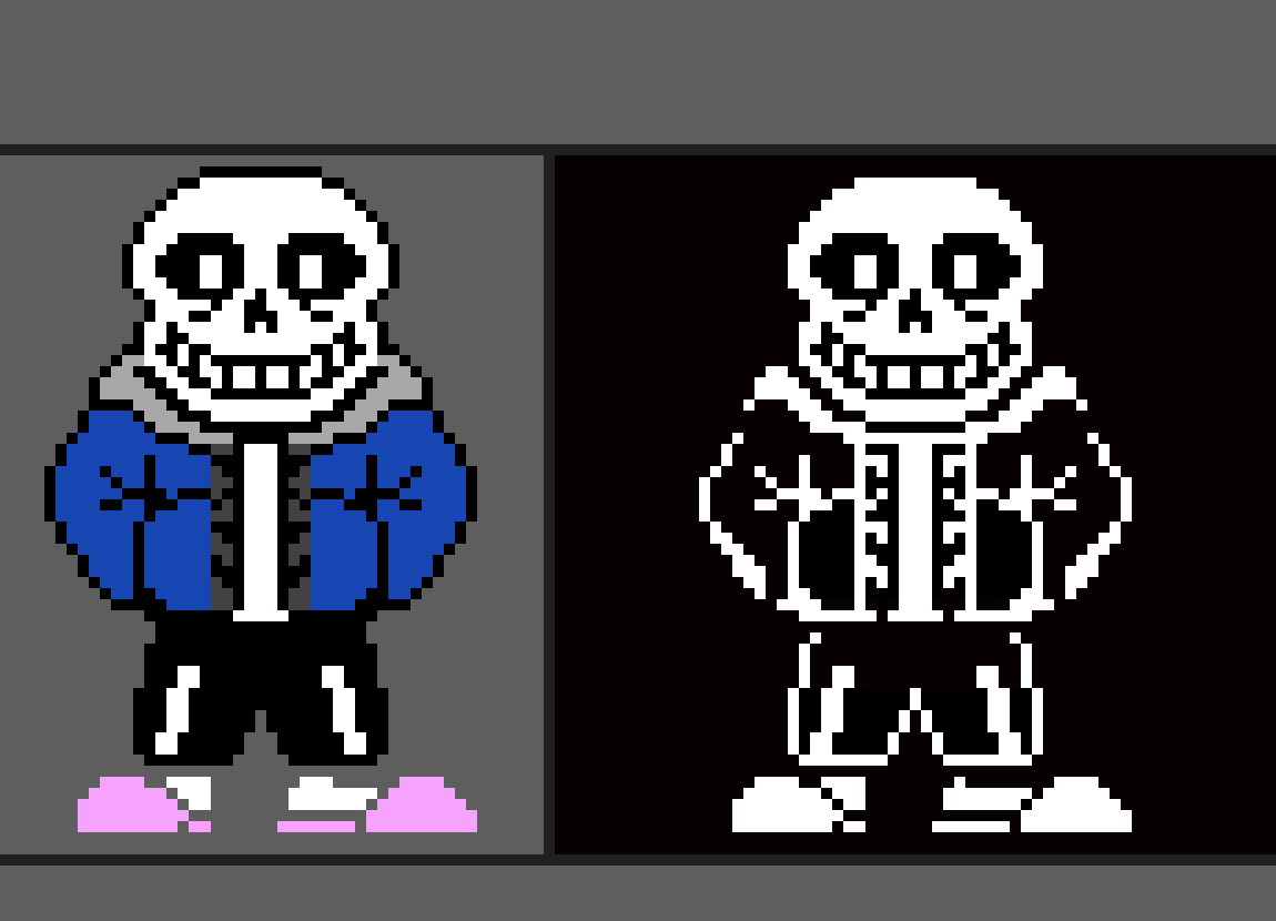 [4fbda4] hello person using chara... this is the sans base i made... wait is your name...-Evan