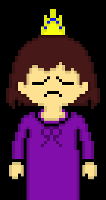 [7c78a2] *gets scared and hides behind Asriel*