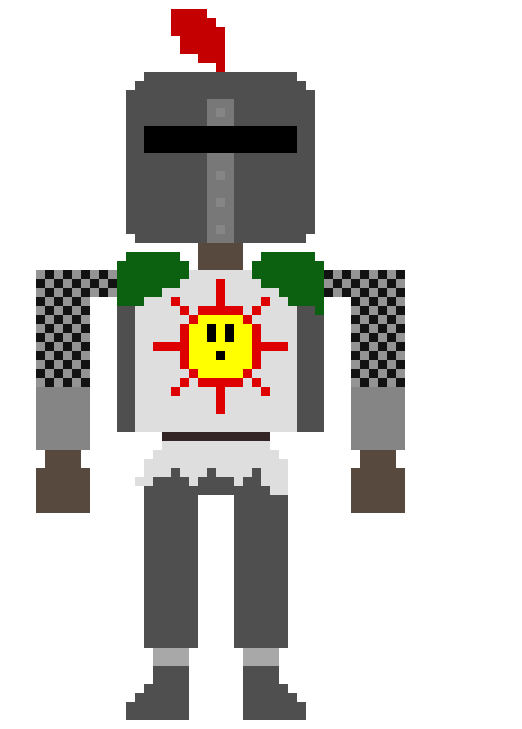 [2fcb16] Solaire: Oh....You.....The one who stabbed me through the chest.....