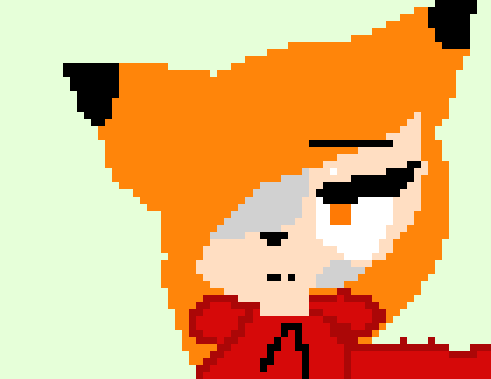 [733b2d] *Looks up and realizes her hoodie fell off* Oh sh- -Foxlya