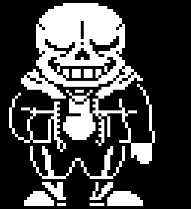 [43520c] meglomaniac sans sprite *blue soul gravity down