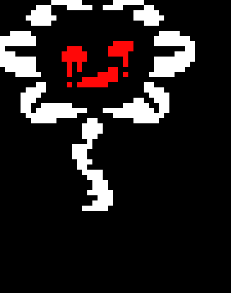 [8206a1] spawns 1,000,000 pellets at him* *flowey laugh*