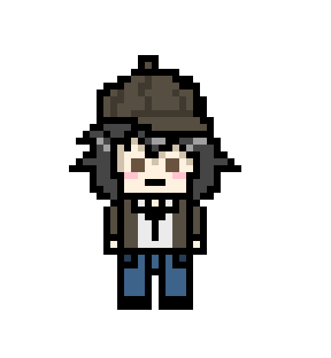 [4f903c] Danganronpa Pixel Sprite Base