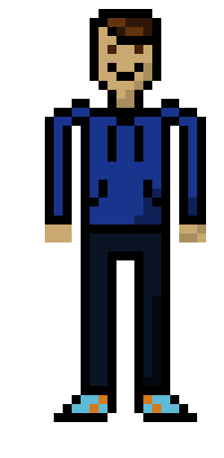 [4fbda4] you look different you have that heart and some clothes looking things- Evan