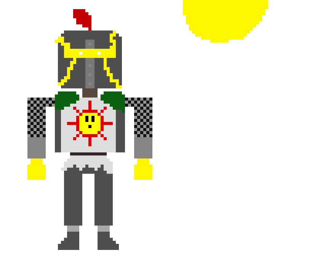 [2fcb16] Solaire: I..........Cant stop it- But it doesnt matter....The sun shall save all.....