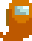 [1a18a3] Orange Ghost [Among Us] (LunaSilverPelt