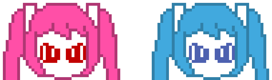 [6a7b6a] *Two Amainas are behind Mini Liz with a hammer* I m m a B o n k