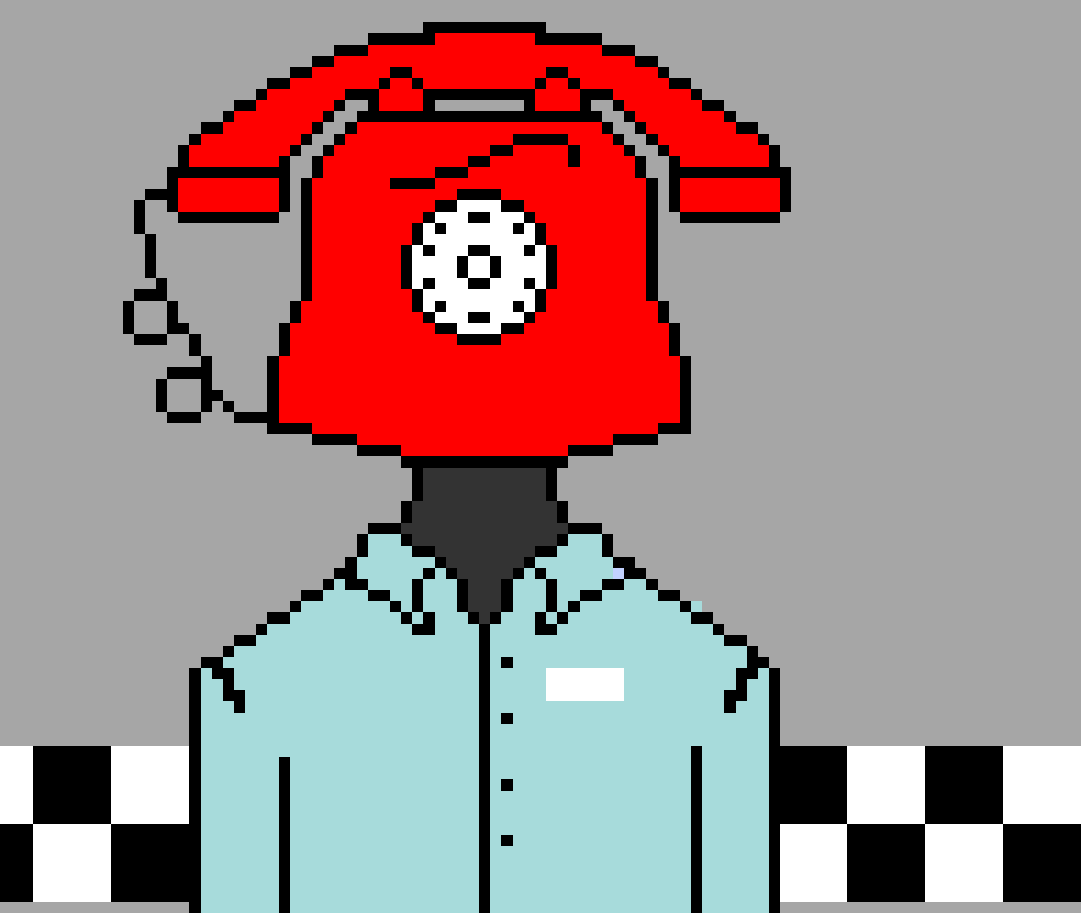 [7b7bce] -sees chara from far away- what the...eh whatever...-he continues looking at the tablet-