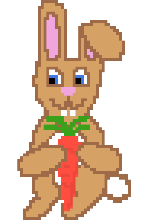 [9664c4] bunny with carrot