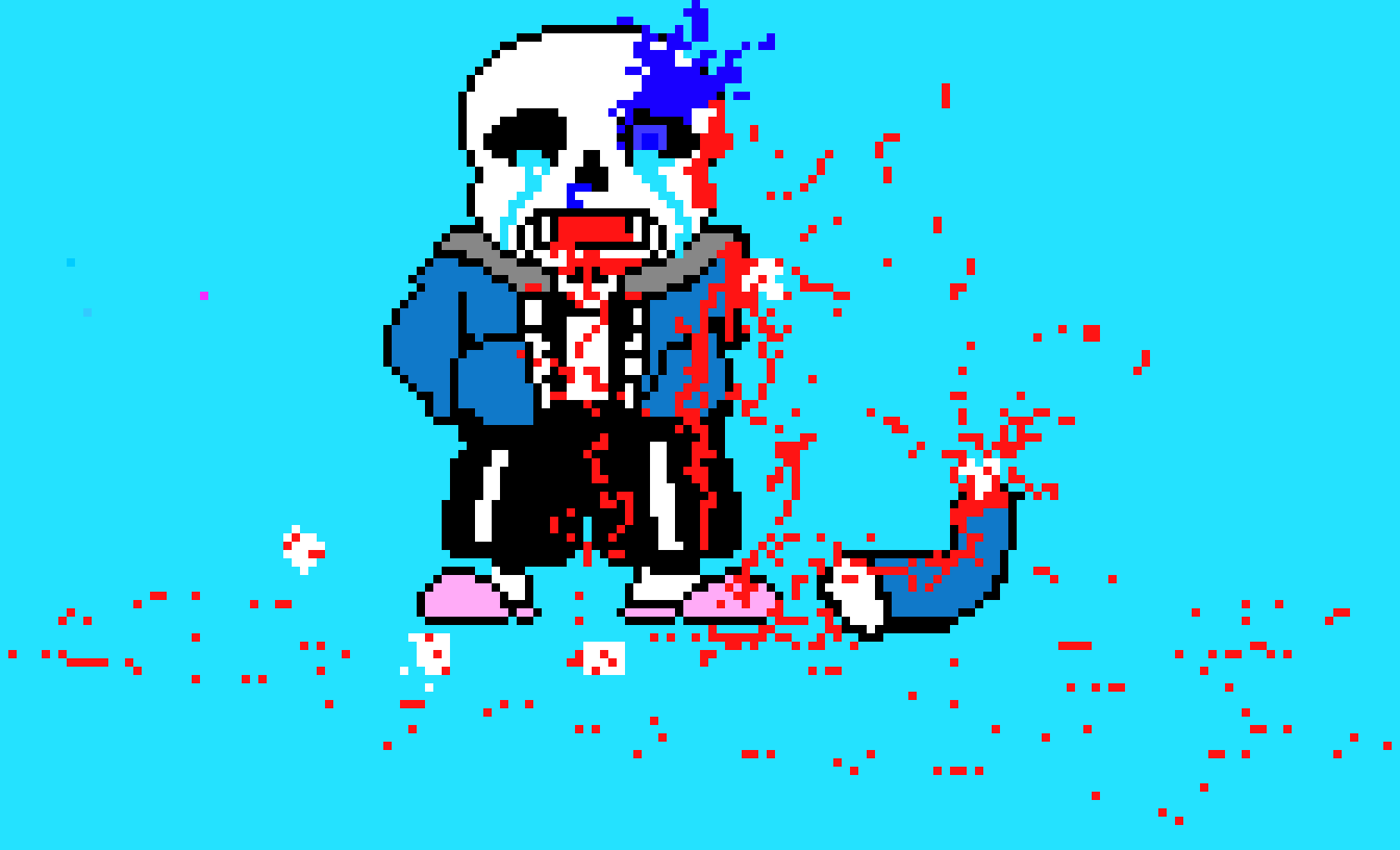 [73f781]  Sans got mutalated