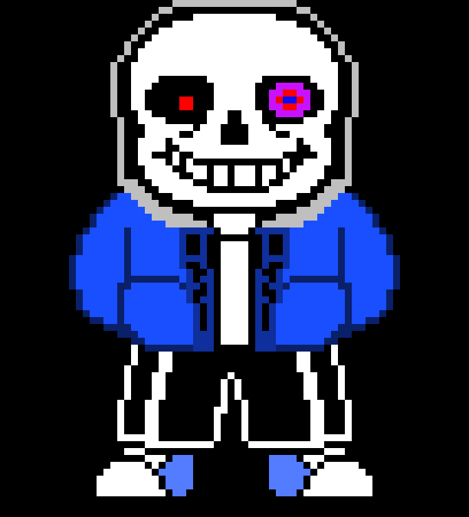 [9664c4]  My take on dusttale Sans redone