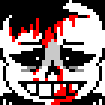 [7ce906] *(Something seemed VERY off about him.) W-Where am I..? -Demented Sans