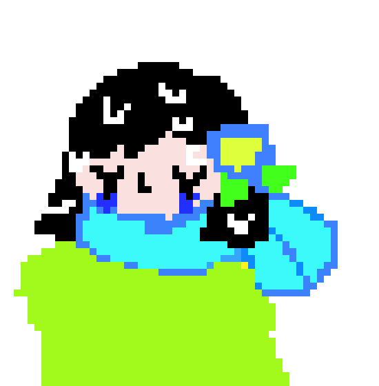 [904ba9] falls down from sky but lands on pile of flowers oof