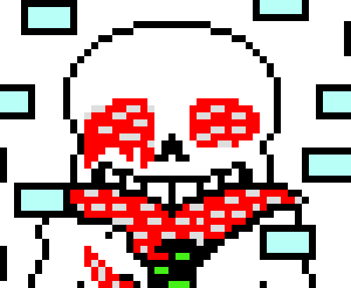 [53a360] looks at ink seeing his code then sends sharp bones at ink stabbing him *