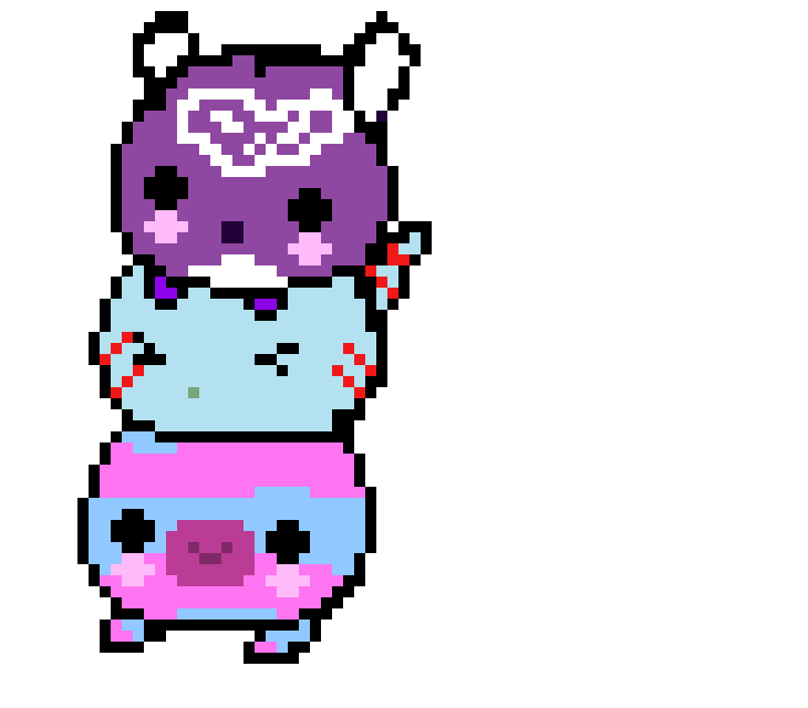 [9664c4] Tori, Undyne, and Frisk.