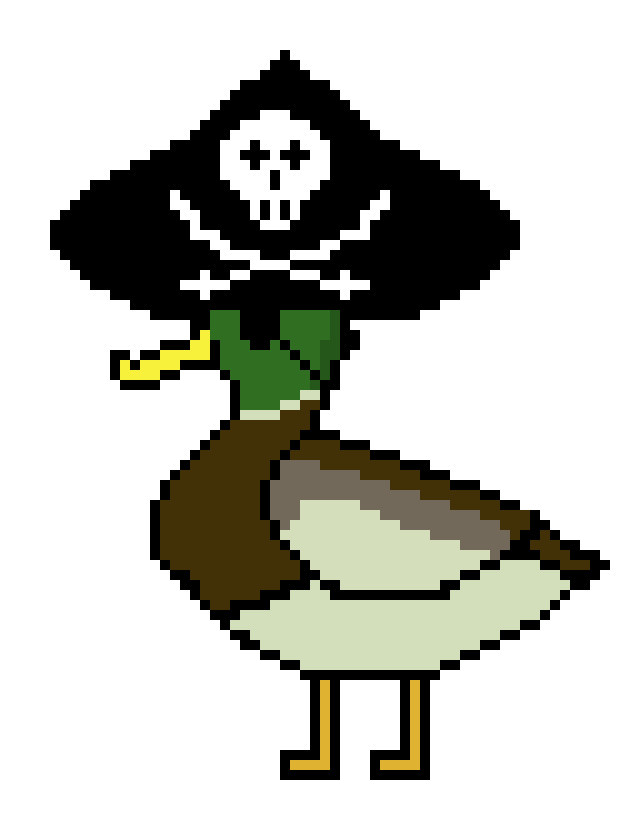 [d4c1ee] Duck Pirate