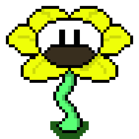 [1a18a3] Flowey But Mask. (Free to use!)