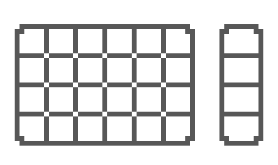 [59dad1] Inventory 24 slots 4 armour slots