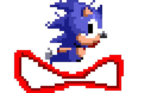 [ed51e1] Sonic 1 remake peelout looking back
