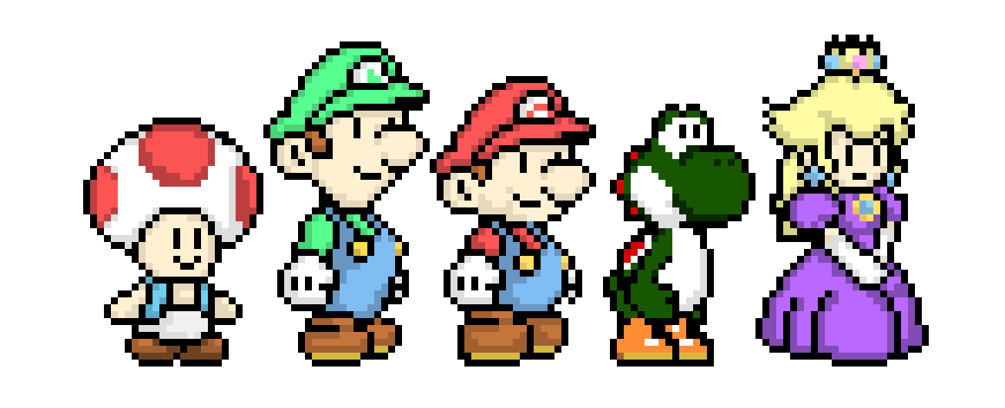 [06379d] Mario Characters young