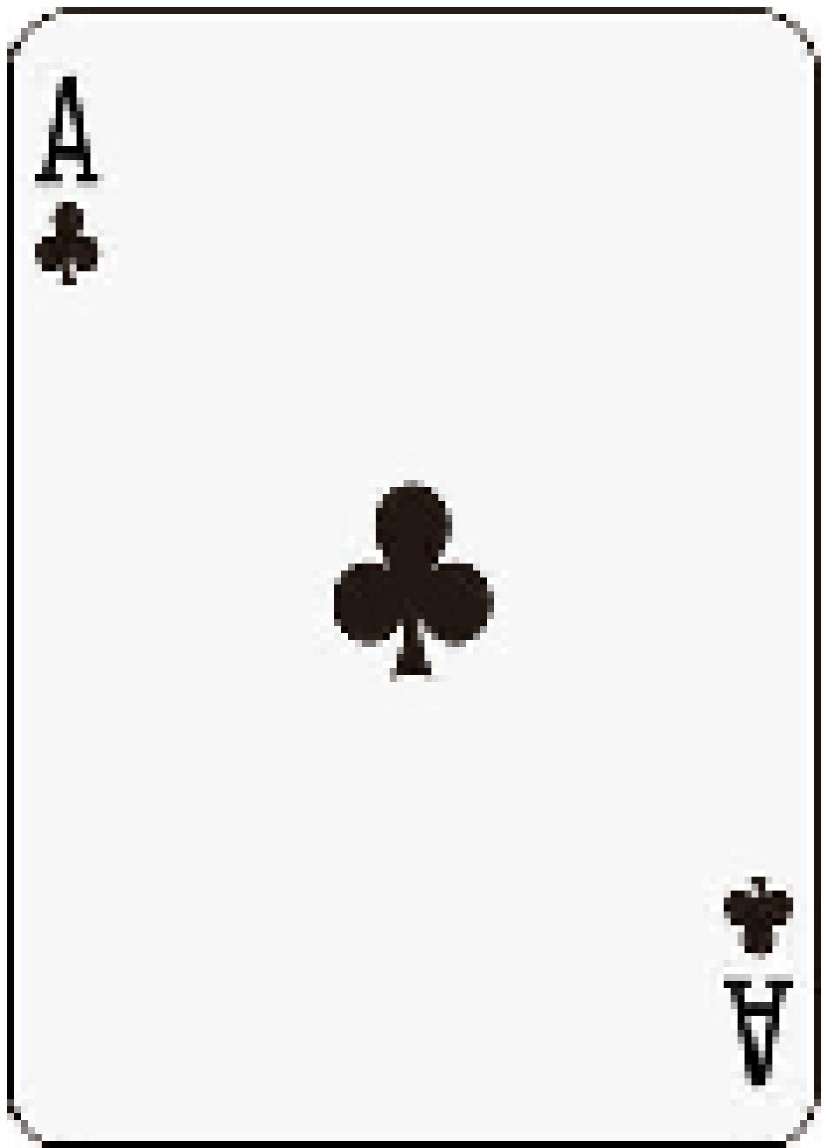 [dc18bc] Ace of clubs