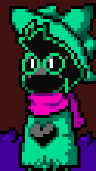 [2b9834] hmm odd wer both ralsei* :shadow