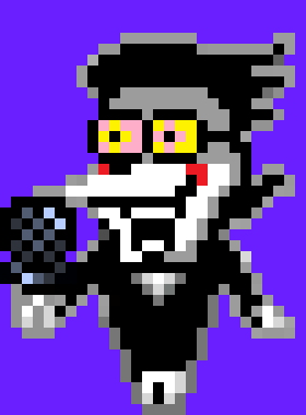 [970cdd] Spamton-*Looks at Sans*HELLO [Comic Sans] DO YOU WANT [Wingdings] TO GO WITH YOUR FRIES?