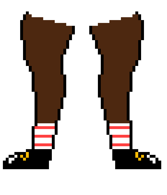 [9664c4] Copyright safe Yogi Bear Rip-off Legs