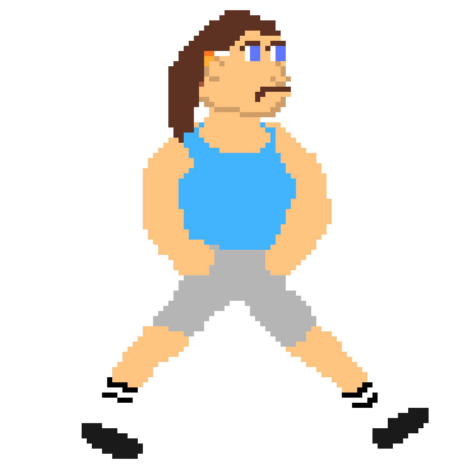 [07214b] playa walking