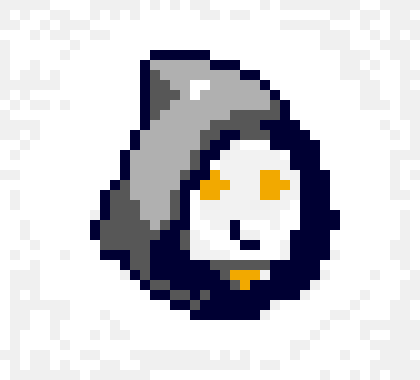[dfb43a] Reaper Overwatch Pixel Face 