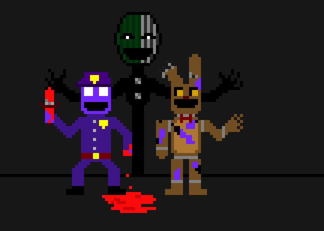 [9664c4] Purple guy and spring trap are one