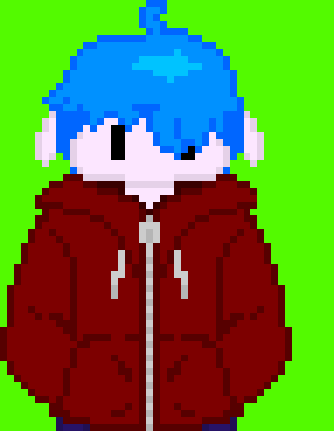 [c8bb2d] -smol inky sits on glitches shoulder-