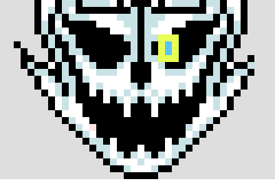 [a23199] gaster blasters would spawn and follow poofy poofy would be in blue mode and having to jump onto the plat forms again but just with blasters shooting at him this time