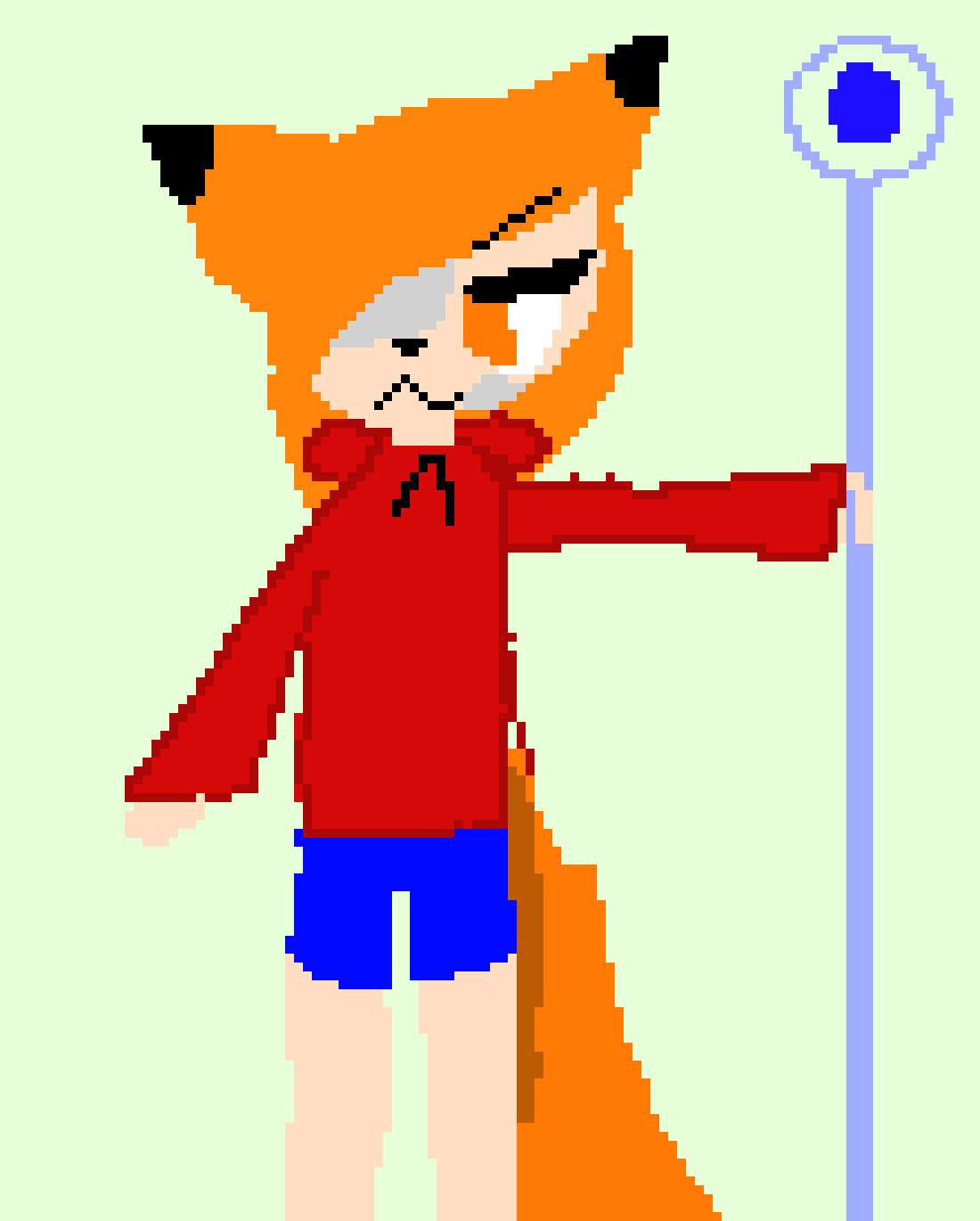 [733b2d] *Surrounds him with blasters* -Foxlya